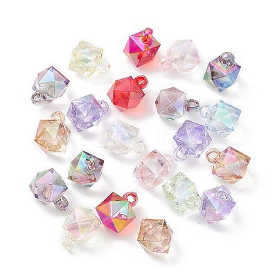 Transparent Acrylic Pendants MACR-D059-02-1