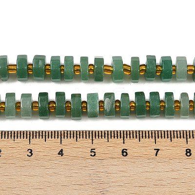 Natural Green Aventurine Beads Strands G-F796-A04-01-1