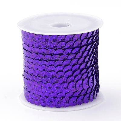 Eco-Friendly Plastic Paillette Beads PVC-Q092-6mm-P50128-1