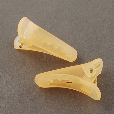 Acrylic Alligator Hair Clip Findings PHAR-R069-M-1
