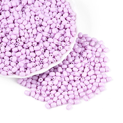 Baking Paint Glass Seed Beads SEED-N007-29B-1