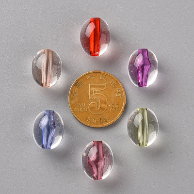 Transparent Acrylic Beads TACR-S154-05A-1