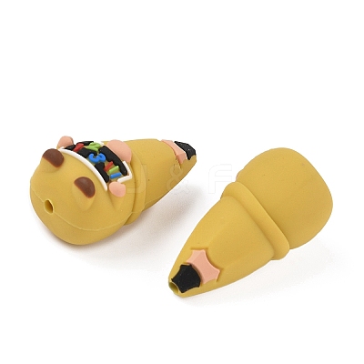 Teachers' Day Themes Silicone Beads SIL-I013-01D-1