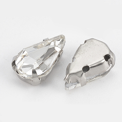 Sew on Rhinestone RGLA-T035-6x10mm-01-1
