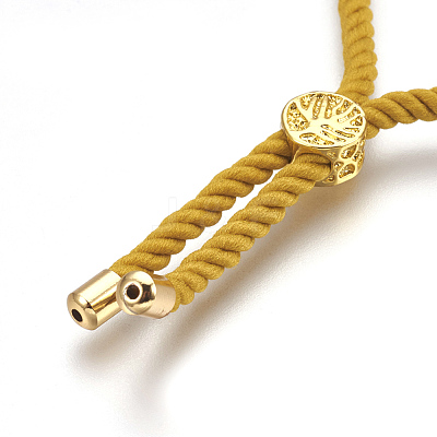 Cotton Cord Bracelet Making KK-F758-03I-G-1