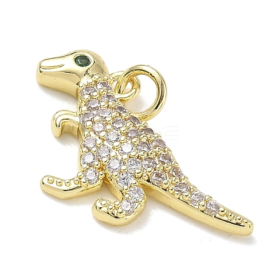 Brass with Rhinestone Pendants RB-CBA6830-18G-06-1