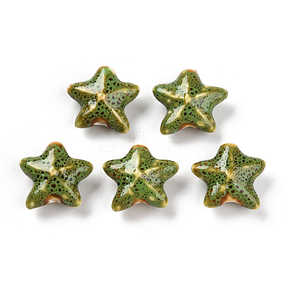 Handmade Porcelain Beads PORC-N008-09J-1