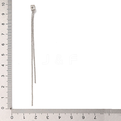 Brass Ball Chain Ear Nuts KK-G510-18P-1