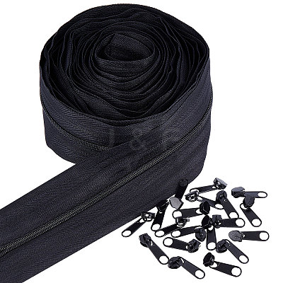 Nylon Invisible Widen Zipper Fastener FIND-BC0001-69B-1