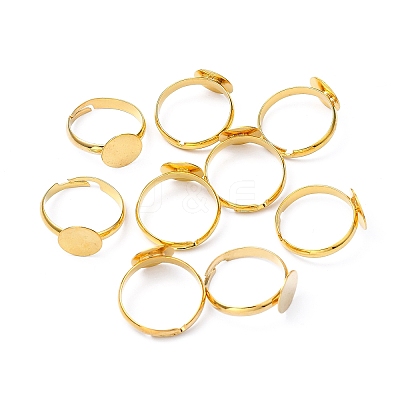 Brass Pad Ring Base Findings EC022-G-1