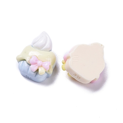 Opaque Cute Resin Decoden Cabochons X-RESI-B024-01H-1