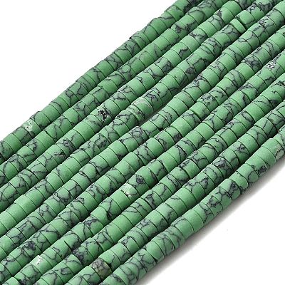Dyed Synthetic Turquoise Beads Strands G-Z089-A04-J-1