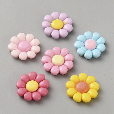 Opaque Resin Cabochons CRES-D317-001-1