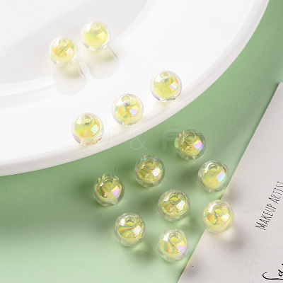 Transparent Acrylic Beads TACR-S152-15B-SS2105-1