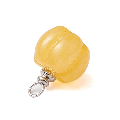 Opaque Resin Vegetable Pendants PALLOY-JF02766-02-1