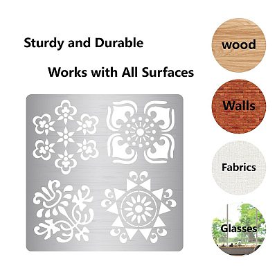 Stainless Steel Cutting Dies Stencils DIY-WH0238-018-1