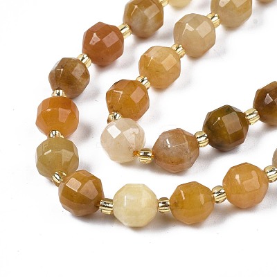 Natural Topaz Jade Beads Strands G-N326-100-03-1