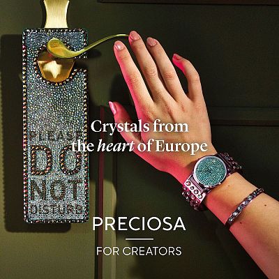 Preciosa® Crystal Hotfix Flatback Stones Y-PRC-HSS10-23980-232-1