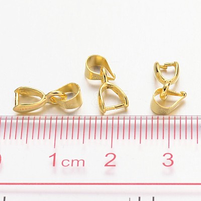 Brass Ice Pick Pinch Bails X-IFIN-KK08-G-1