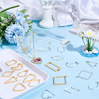 80pcs 20 Styles Alloy Pendants FIND-SP0004-96-1