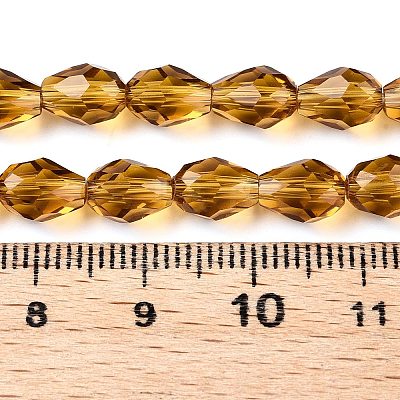 Transparent Glass Beads Strands EGLA-N013-T6mm-D16-1