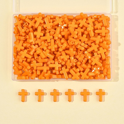 200Pcs Opaque Acrylic Beads SACR-FS0001-39A-1
