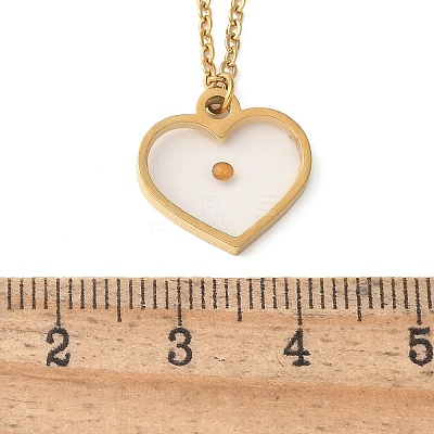 304 Stainless Steel Mustard Seed Faith Pendant Necklaces NJEW-Z063-04G-02-1