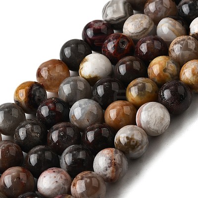 Natural Mexico Crazy Agate Beads Strands X-G-L615-A01-02-1