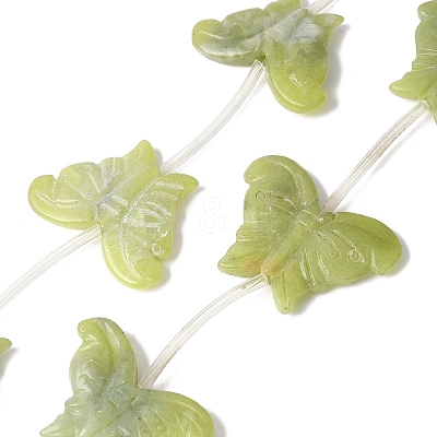 Natural Butter Jade Beads Strands G-B136-A06-1