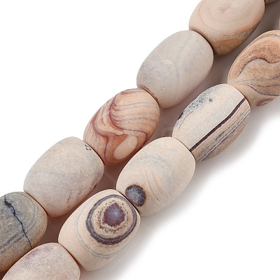 Natural Fire Crackle Agate Beads Strands G-G190-B01-01-1