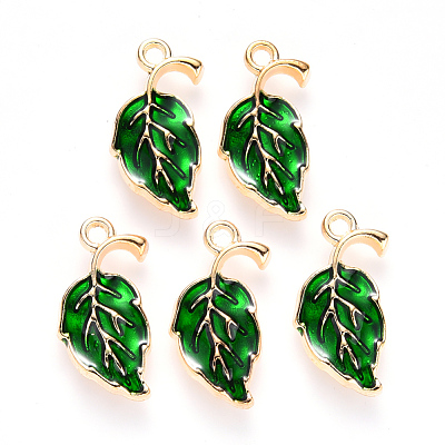 Alloy Enamel Pendants X-ENAM-S121-022B-1
