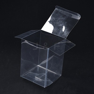 Rectangle Transparent Plastic PVC Box Gift Packaging CON-F013-01J-1