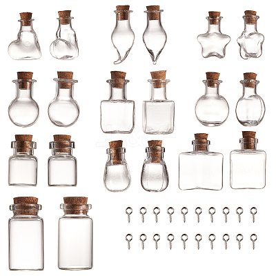 Glass Bottles AJEW-SC0001-11-1