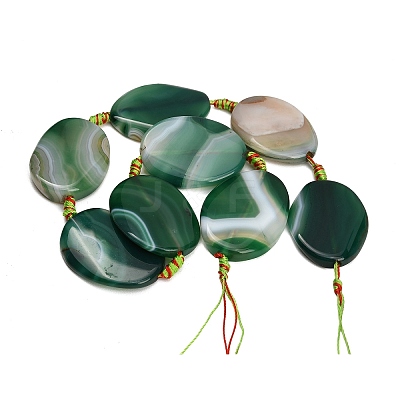 Natural Banded Agate Beads Strands GG-CBAE0EB-05-1