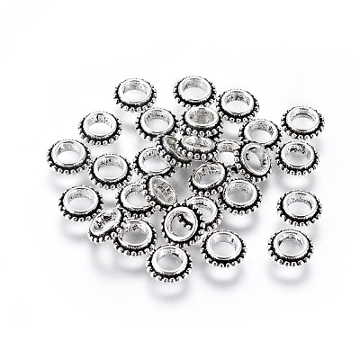 Tibetan Style Alloy Spacer Beads X-LF11067Y-NF-1