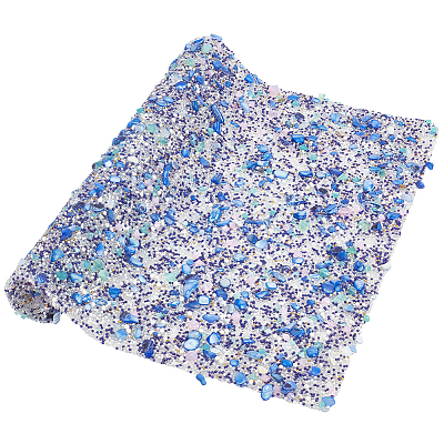 Hotfix Rhinestone Sheet RESI-WH0035-24A-1