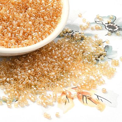 Transparent Colours Luster Glass Seed Beads X-SEED-S042-02B-01-1