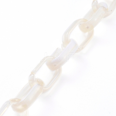 Handmade Acrylic Cable Chains AJEW-JB00535-08-1