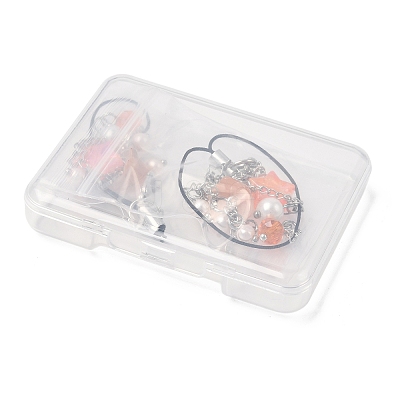 Glass & Acrylic Mobile Straps HJEW-SW00079-02-1