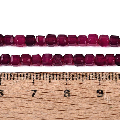Dyed Natural Agate Beads Strands G-T138-211E-1