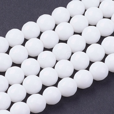 Natural Jade Bead Strands X-G-R166-8mm-22-1