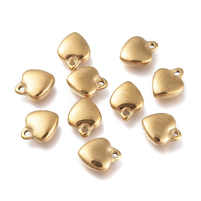PVD Vacuum Plating 304 Stainless Steel Charms LS-STAS-G236-01G-B-1