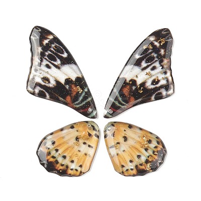Translucent Resin Pendants Set RESI-G063-01D-1