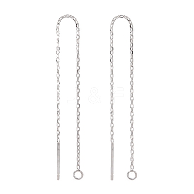 925 Sterling Silver Ear Stud Findings STER-I014-04S-1