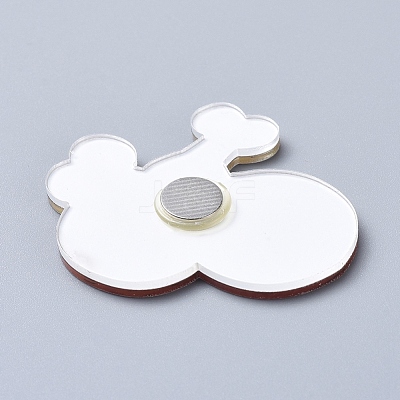 Fridge Magnets Acrylic Decorations AJEW-X0009-02-1