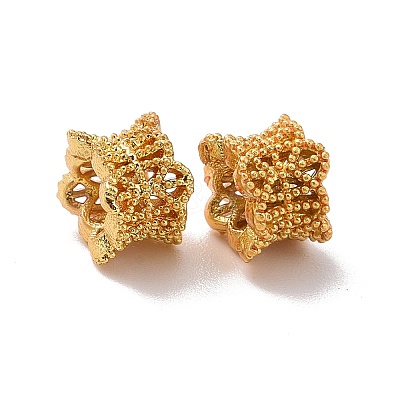 Eco-friendly Brass European Beads X-KK-D079-09G-1