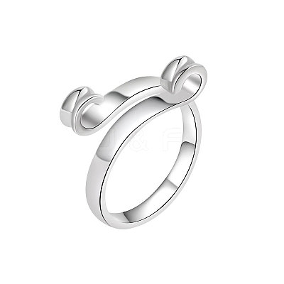Brass Open Cuff Ring SENE-PW0017-12-1