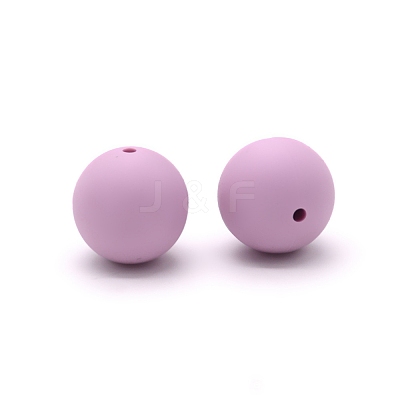 Silicone Beads Round Rubber Bead 15MM Loose Spacer Beads for DIY Supplies Jewelry Keychain Making FIND-SX0001-180-1