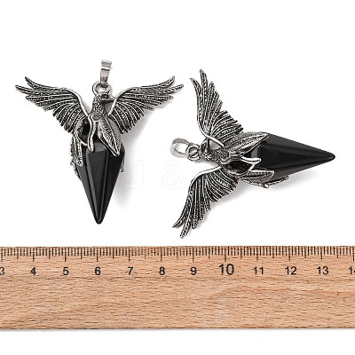 Natural Obsidian Pendants GG-C001-02I-1