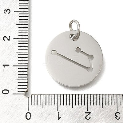 Anti-Tarnish 304 Stainless Steel Pendants STAS-M074-02G-P-1